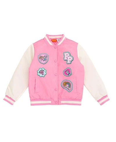 Paw Patrol Toddler Girls Varsity Bomber Jacket to