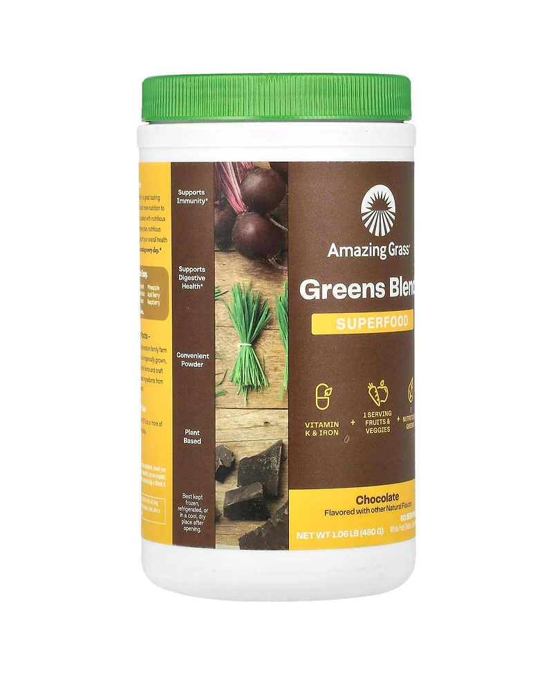 Amazing Grass Greens Blend Superfood Chocolate