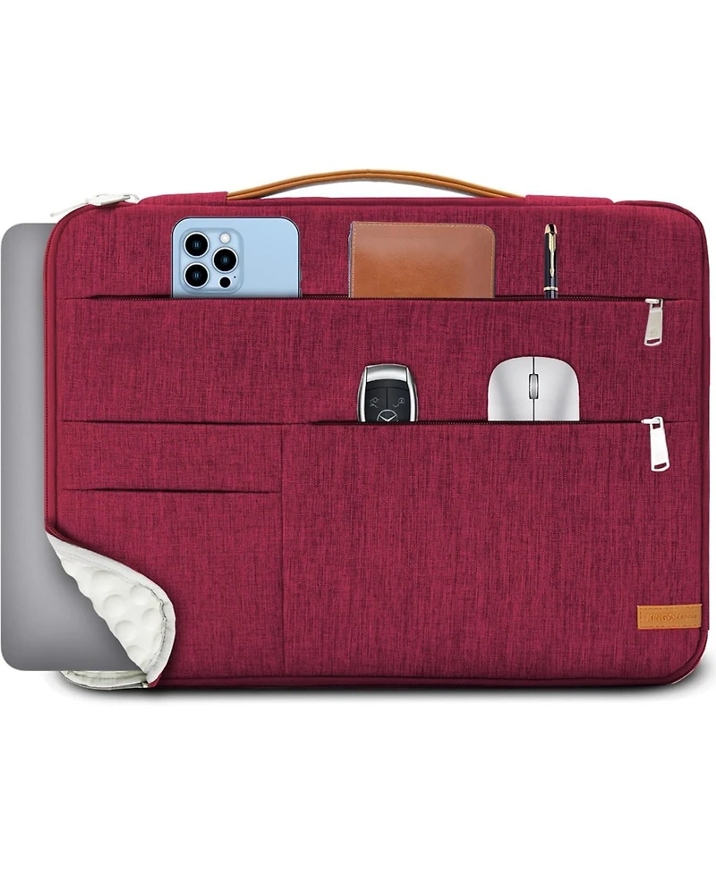 16 inch Laptop Sleeve Bag, Slim Lightweight Multiple Pockets Computer Cover Notebook Ultrabooks Carrying Case fit for Acer Asus Dell Lenovo Hp Toshiba