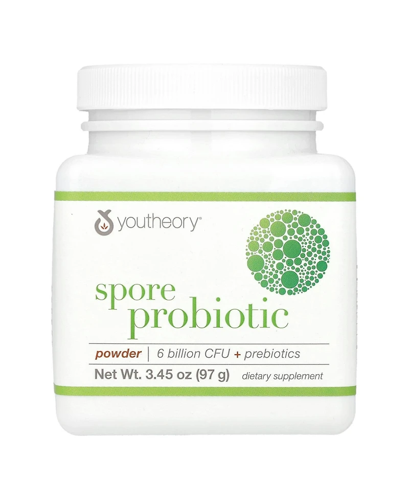 Youtheory Spore Probiotic Powder 6 Billion Cfu