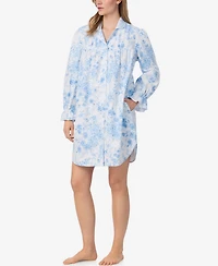 Eileen West Women's Long Sleeve Nightshirt