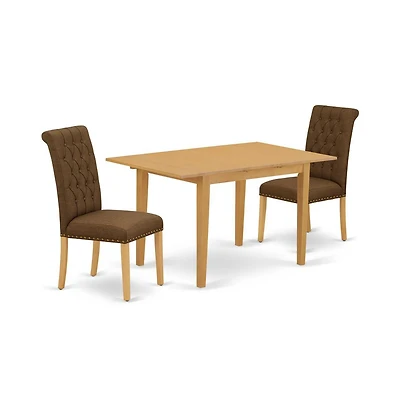 East West Furniture Dining Room Set Oak