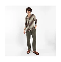 Campus Ombre-Pleated Shirt