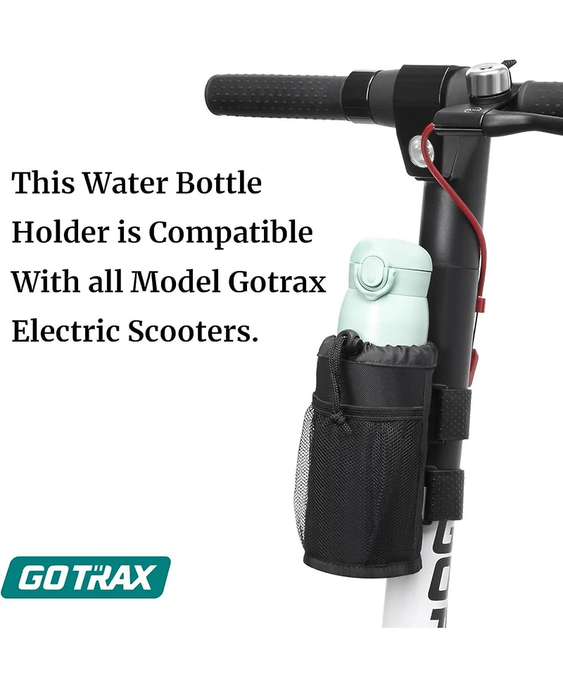 Urbanmax Cup Holder, Bike Water Bottle Holder for E-Scooters & E-Bikes, No-Screw Installation