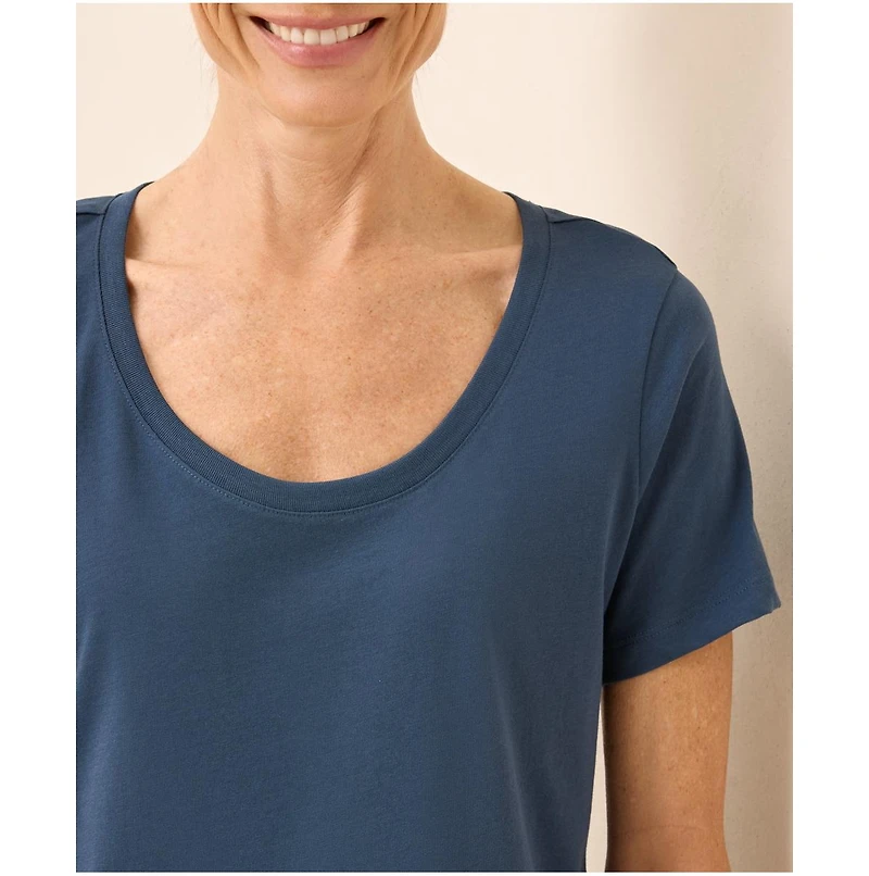 Pact Women's Organic Cotton Softspun Scoop Neck Tee