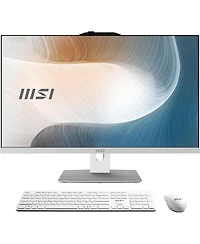 Msi Modern AM272P 1M-823US 27" Full Hd All-In-One Desktop Computer, Intel Core Ultra 5-120U 1.4GHz, 16GB Ram, 1TB Ssd, Windows 11 Home, White