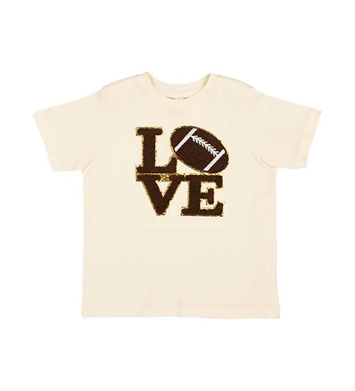 Sweet Wink Baby Girls Football Love Patch Short Sleeve T-Shirt
