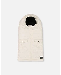 Deux par Deux Baby Unisex Evolutive Baby Footmuff Designed for Car Seat and Stroller Off-White - Baby|Toddler
