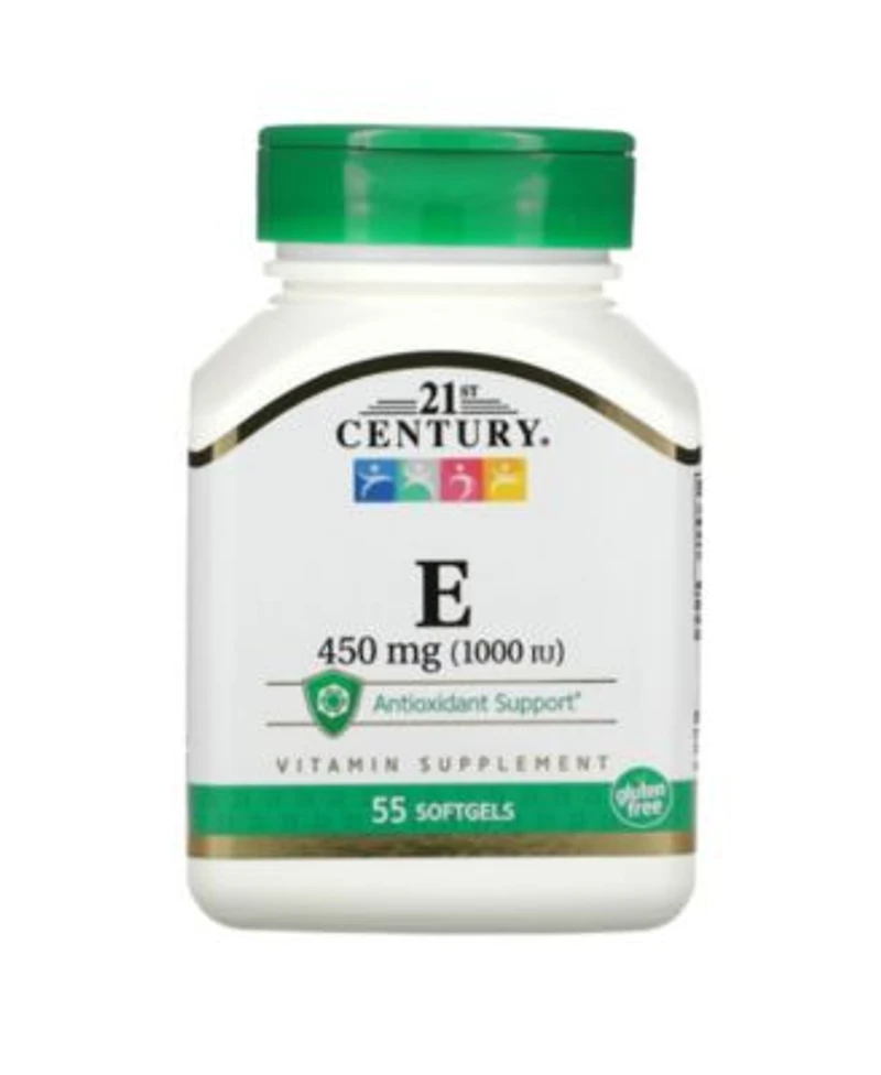 21st Century Vitamin E 450 Mg 1 000 Iu 55 Softgels