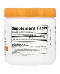 Doctor's Best High Absorption Magnesium Powder,White, 100% Chelated Traccs, Not Buffered,