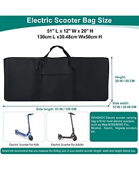 Urbanmax Electric Scooter Bag, Heavy Duty 840D with Waterproof Zipper, Universal for M365, Xiaomi
