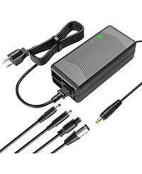 Urbanmax 54.6V 2A Electric Charger for 48V Lithium Battery with 4 Output Heads