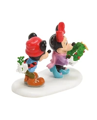 Department 56 Mickey's Mistletoe Surprise Disney Village Accessory