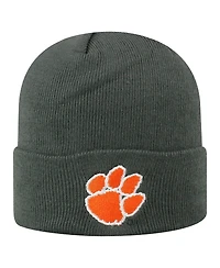 Top of the World Men's Gray Clemson Tigers Logo Cuffed Knit Hat