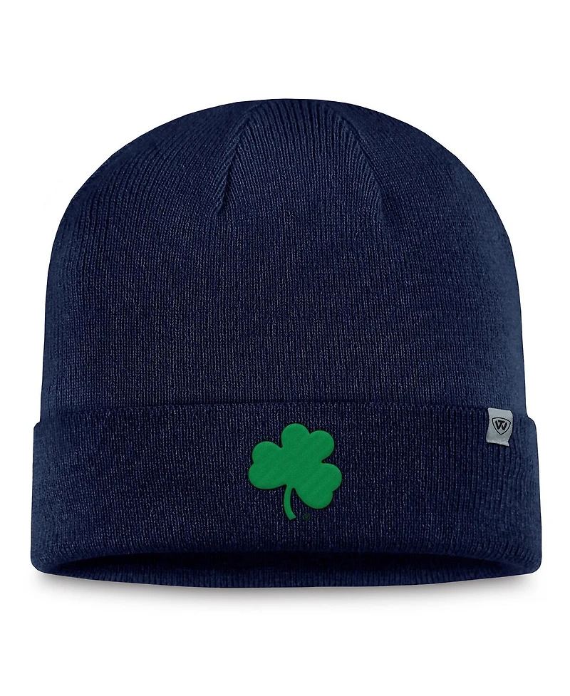 Top of the World Men's Navy Notre Dame Fighting Irish Cuffed Knit Hat