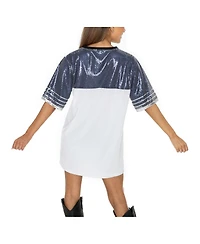 Gameday Couture Women's White Penn State Nittany Lions Full Sequin Jersey Dress
