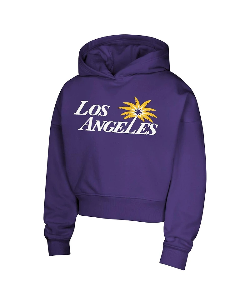 Outerstuff Big Girls Purple Los Angeles Sparks Closer Pullover Hoodie