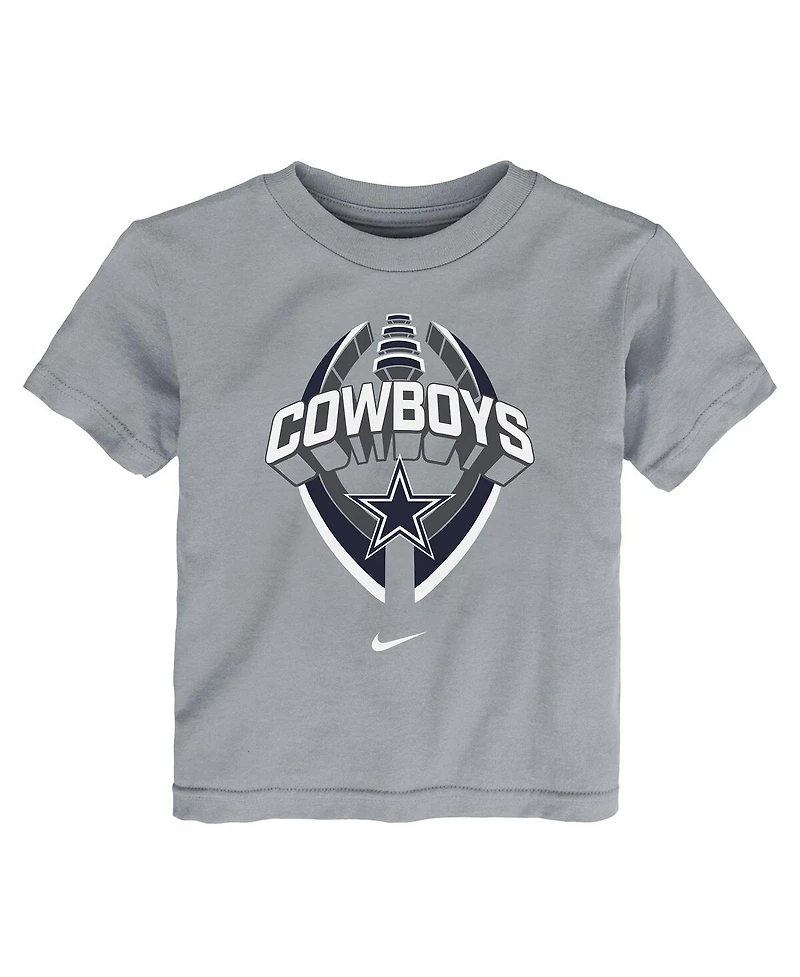 Nike Toddler Gray Dallas Cowboys Icon Legend T-Shirt
