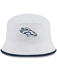 New Era Men's White Denver Broncos 2025 Nfl Training Camp Stretch Bucket Hat
