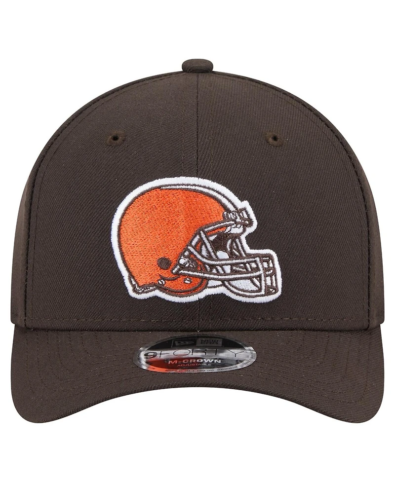 New Era Men's Brown Cleveland Browns Team Collection 9FORTY M-Crown Adjustable Hat