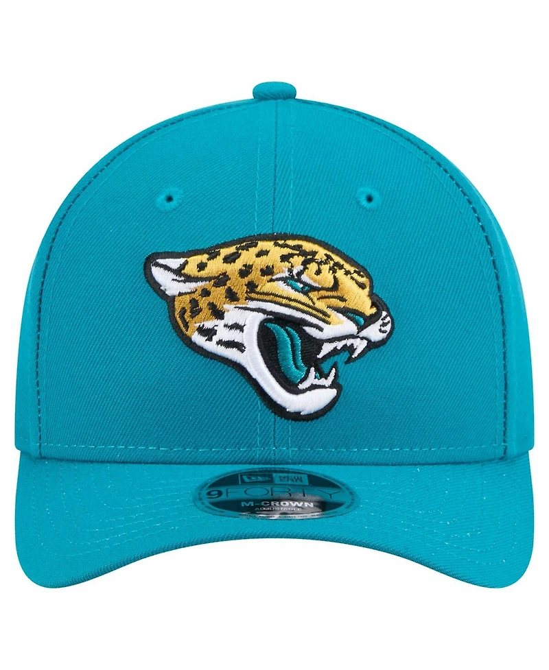 New Era Men's Teal Jacksonville Jaguars Team Collection 9FORTY M-Crown Adjustable Hat