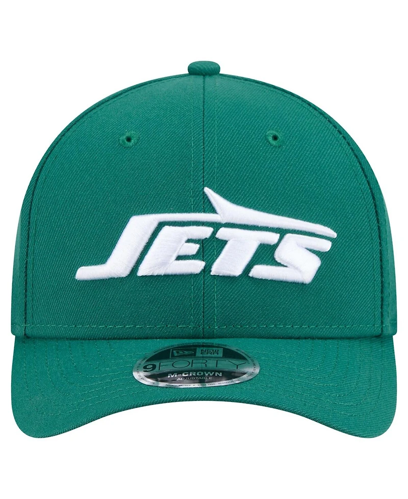 New Era Men's Green New York Jets Team Collection 9FORTY M-Crown Adjustable Hat