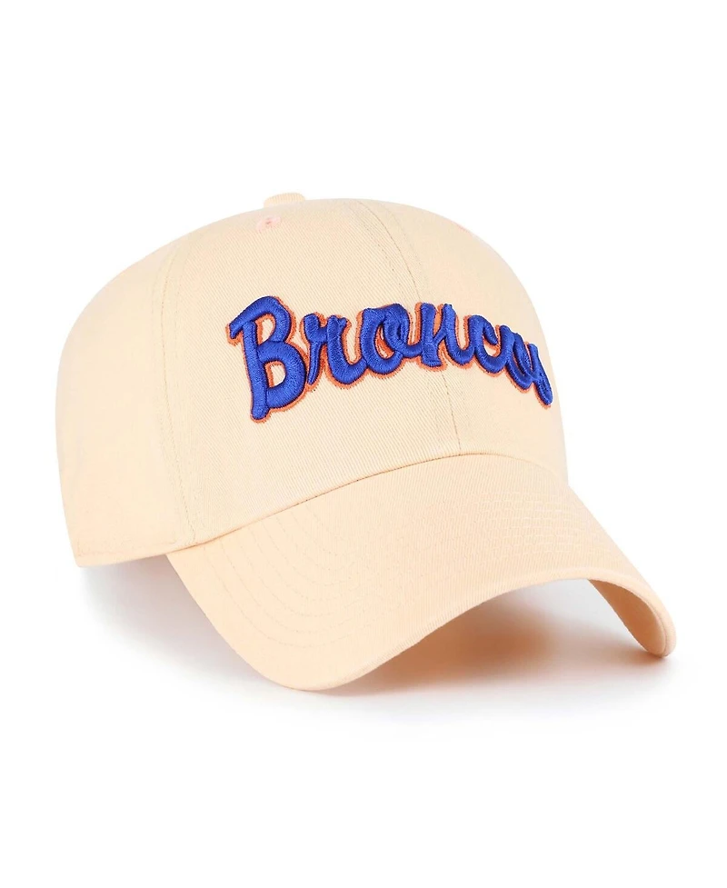 '47 Brand Men's Light Orange Boise State Broncos Vault Clean Up Adjustable Hat