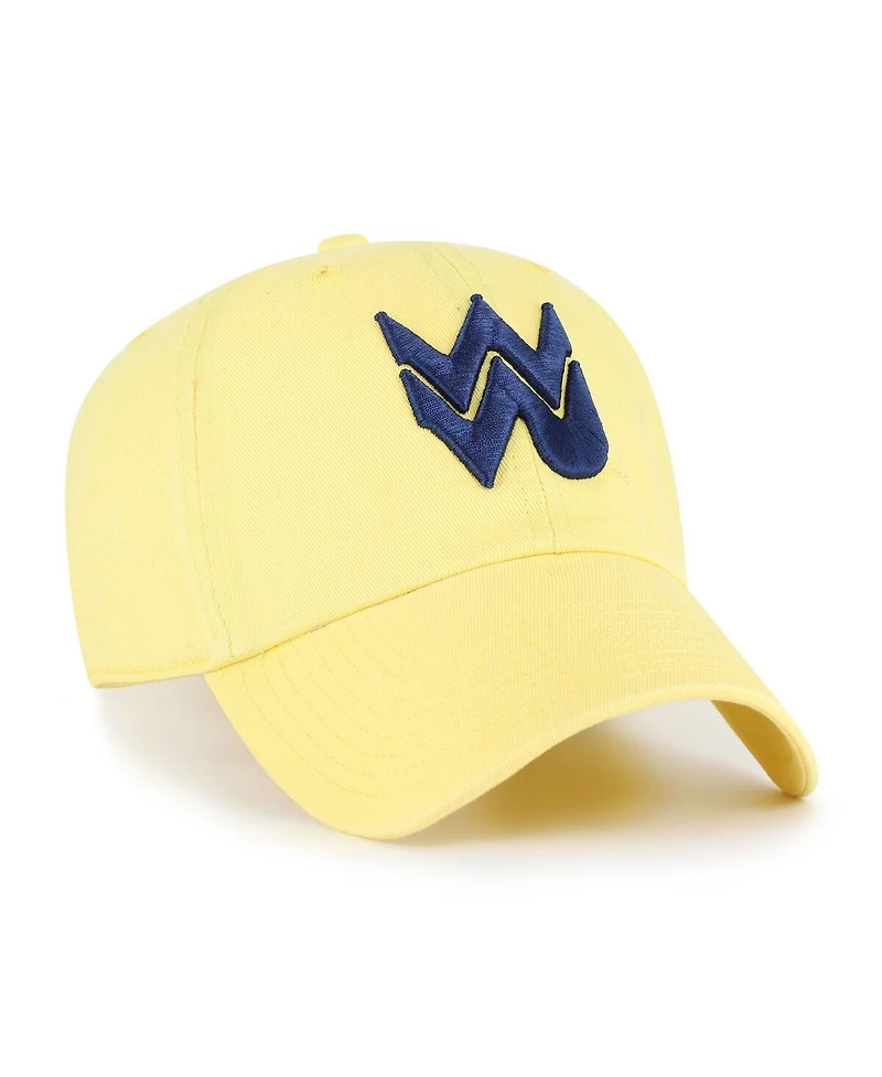 '47 Brand Men's Maize West Virginia Mountaineers Vault Clean Up Adjustable Hat