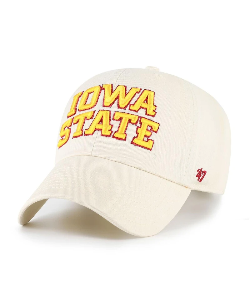 '47 Brand Men's Sand Iowa State Cyclones Clean Up Adjustable Hat
