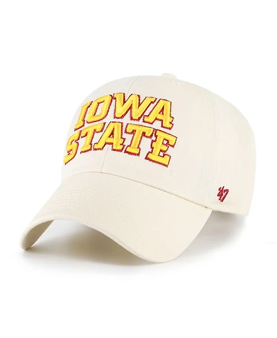 '47 Brand Men's Sand Iowa State Cyclones Clean Up Adjustable Hat