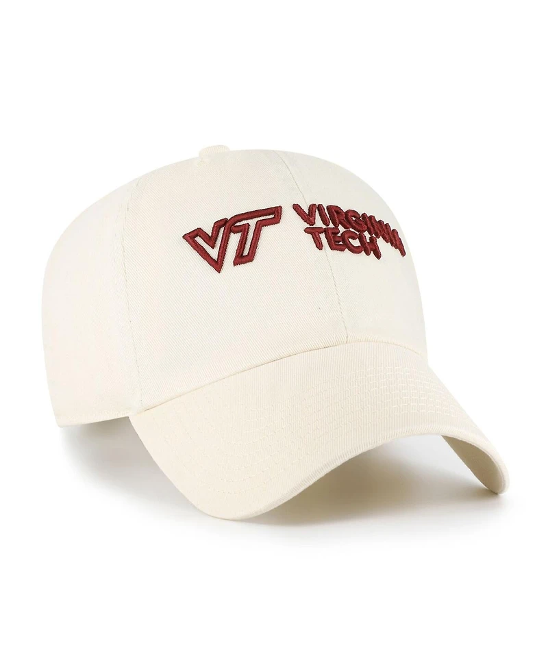 '47 Brand Men's Sand Virginia Tech Hokies Clean Up Adjustable Hat
