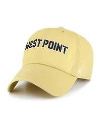 '47 Brand Men's Light Gold Army Black Knights Clean Up Adjustable Hat