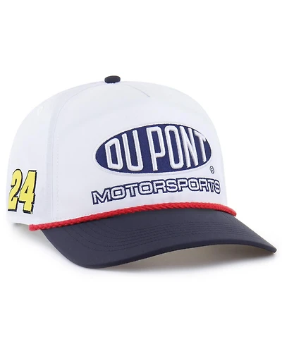 '47 Brand Men's White/Navy Jeff Gordon Brrr DuPont Rope Hitch Adjustable Hat