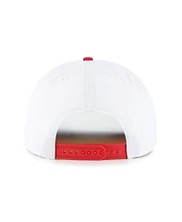'47 Brand Men's White/Red Chicago Blackhawks Tribute Hitch Adjustable Hat