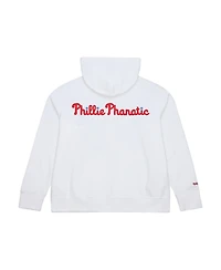 Mitchell & Ness Women's White Philadelphia Phillies Full-Zip Hoodie