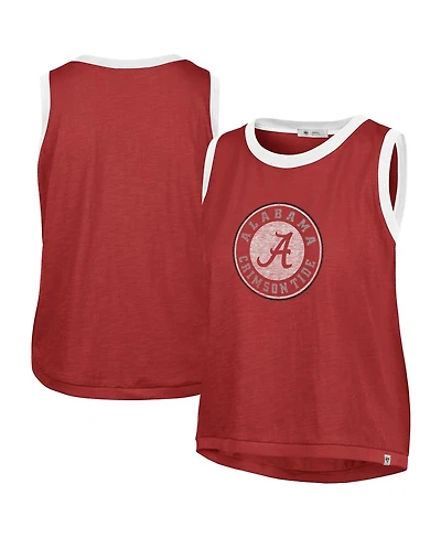'47 Brand Women's Crimson Alabama Tide Premier Ringer Tank Top