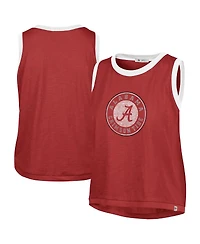 '47 Brand Women's Crimson Alabama Tide Premier Ringer Tank Top