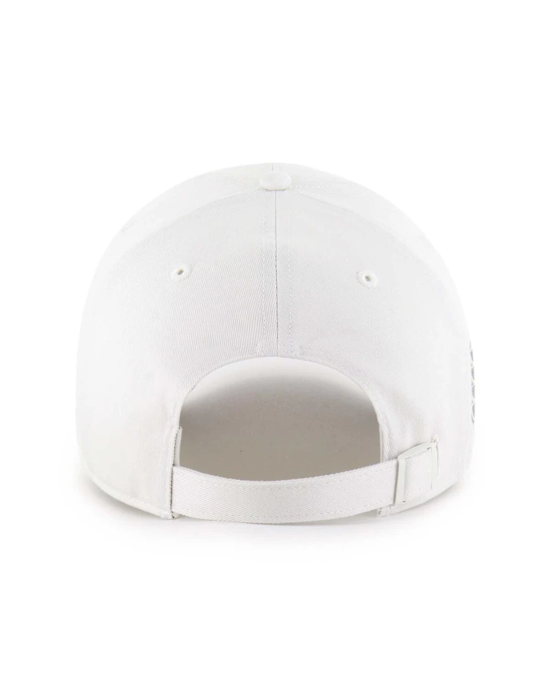 '47 Brand Men's White Iowa Hawkeyes Contemporary Basics Foundation Clean Up Adjustable Hat