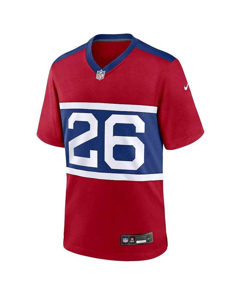 Nike Big Boys and Girls Devin Singletary Red New York Giants Game Jersey