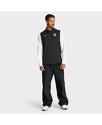 Nike Men's Black Michigan State Spartans Primetime Victory Performance Full-Zip Vest