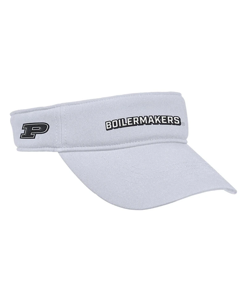Nike Men's White Purdue Boilermakers 2025 On-Field Ace Performance Adjustable Visor