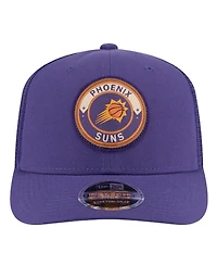 New Era Men's Purple Phoenix Suns Victory Grove Circle Patch 9SEVENTY Adjustable Hat