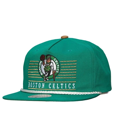 Mitchell & Ness Men's Kelly Green Boston Celtics Ascend Deadstock Snapback Hat