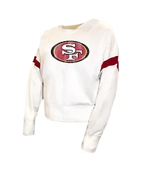 Fanatics Women's White San Francisco 49ers Plus Fleece Pullover Sweatshirt