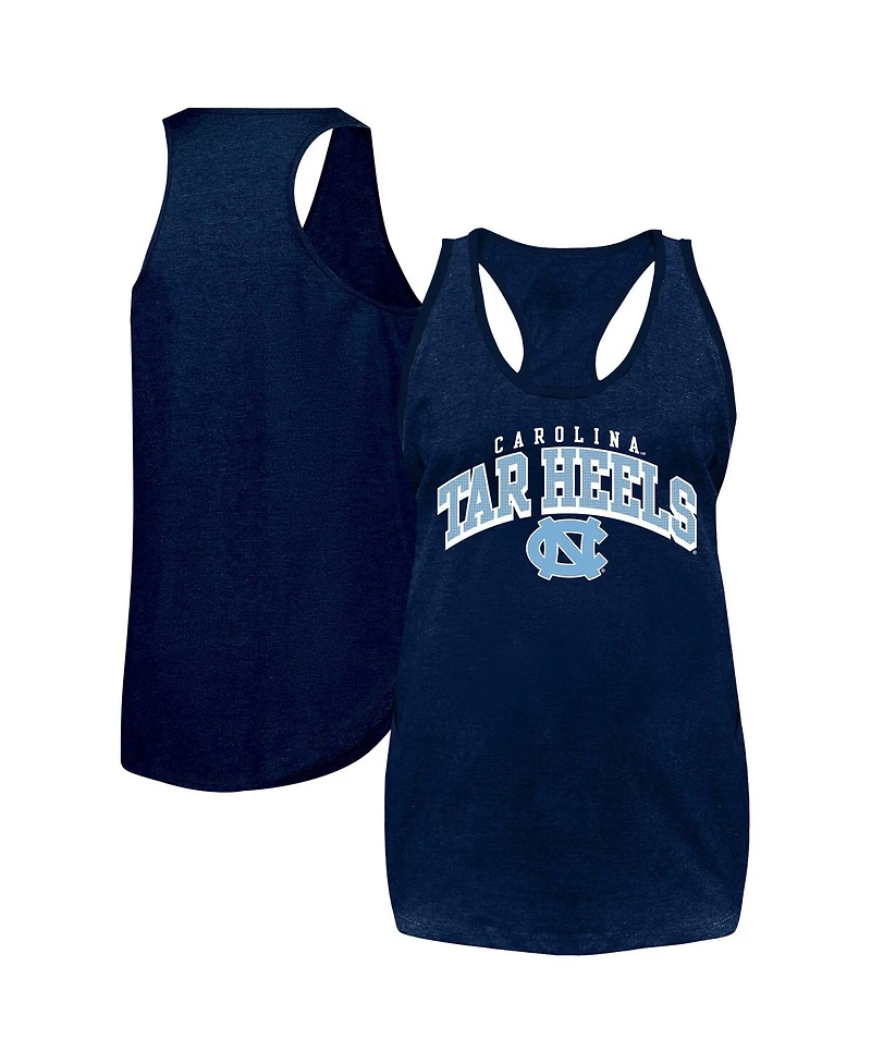 Fanatics Women's Navy North Carolina Tar Heels Plus Arch Tank Top