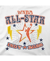 Stadium Essentials Women's White 2025 Wnba All-Star Game The Road Cropped T-Shirt