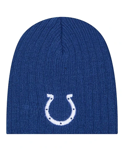 New Era Baby Boys and Girls Royal Indianapolis Colts Mini Knit Hat