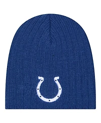 New Era Baby Boys and Girls Royal Indianapolis Colts Mini Knit Hat