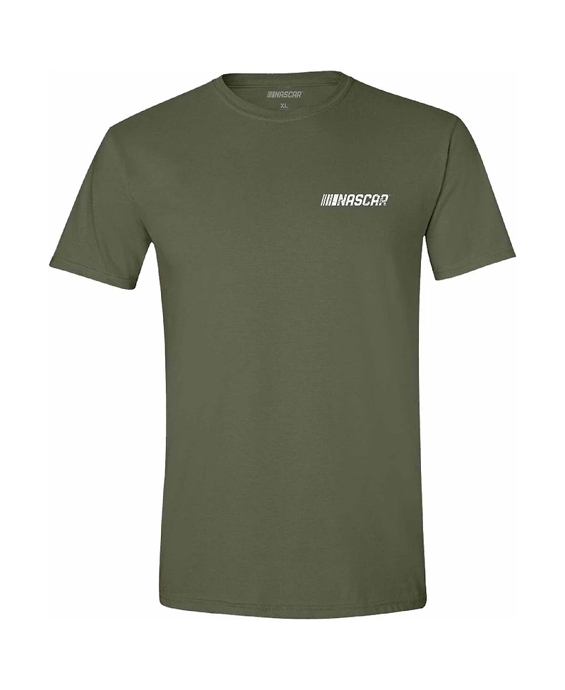 Checkered Flag Sports Men's Green Nascar Merchandise T-Shirt