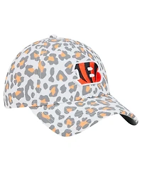 New Era Preschool White Cincinnati Bengals Active Leopard 9TWENTY Adjustable Hat